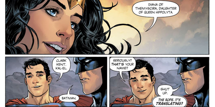 Batmans PERFECT Reaction To Wonder Womans Lasso of Truth